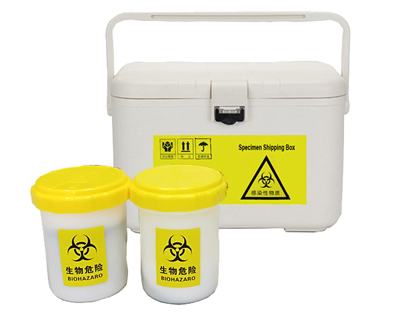 De transport d'échantillons d'expédition de boîte de refroidisseur pour biohazard Coronavirus échantillon